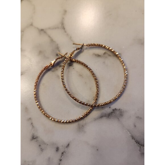 Fashion Earrings Set Of 5 Pairs Tassels Studs & Hoops In Gold Tone For Women - Picture 3 of 5